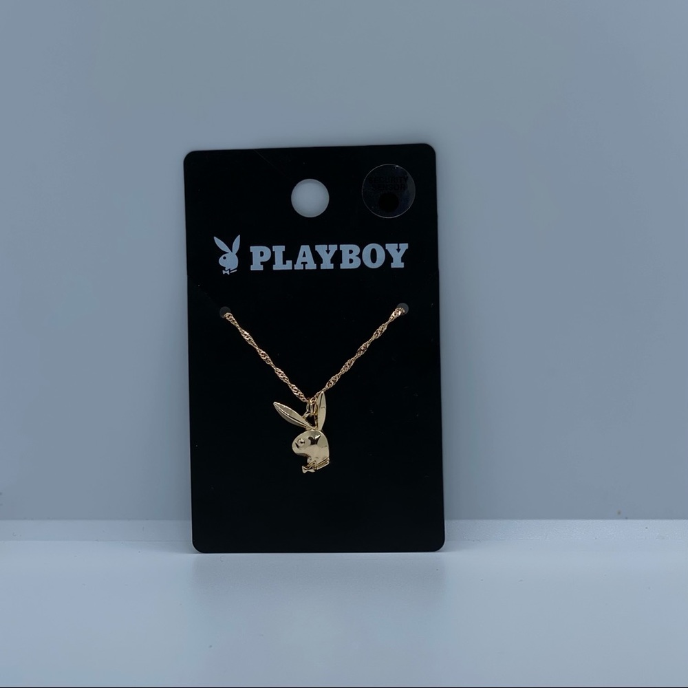 ❌SOLD❌Playboy Goldtone Filigree Chain Necklace